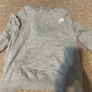 grey women’s nike hoodie